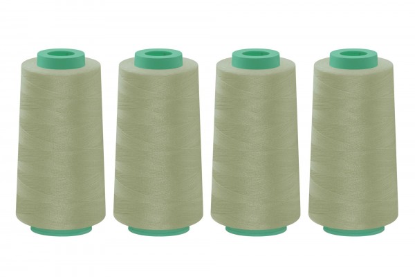Polyester-Overlockgarn, 2500m, 4 Spulen