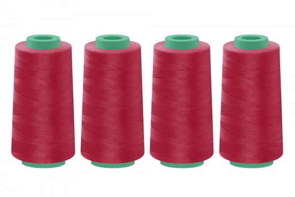 Polyester-Overlockgarn, 2500m, 4 Spulen