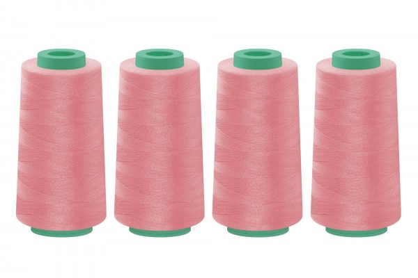 Polyester-Overlockgarn, 2500m, 4 Spulen