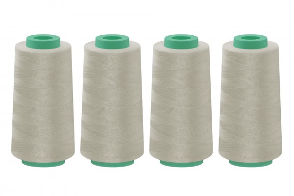 Polyester-Overlockgarn, 2500m, 4 Spulen