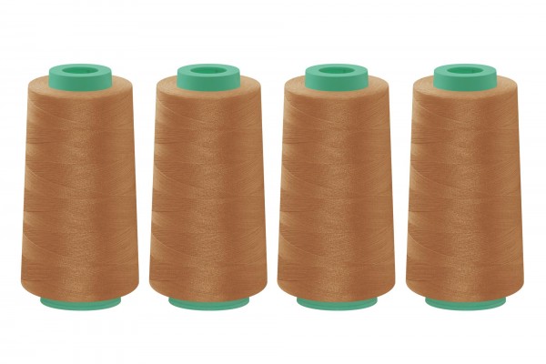 Polyester-Overlockgarn, 2500m, 4 Spulen