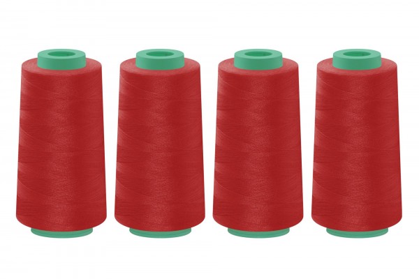 Polyester-Overlockgarn, 2500m, 4 Spulen