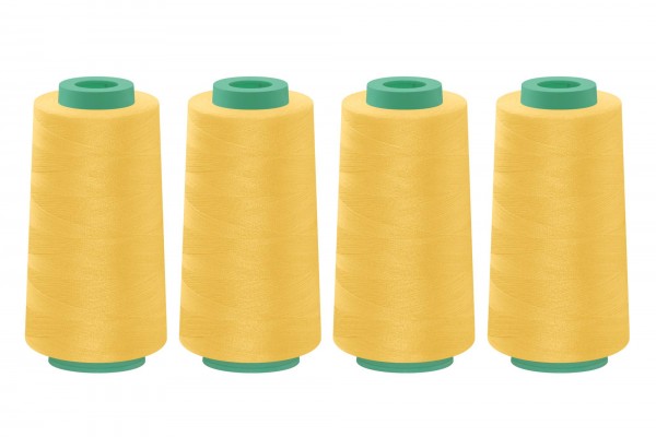 Polyester-Overlockgarn, 2500m, 4 Spulen