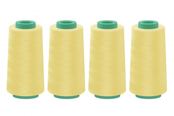 Polyester-Overlockgarn, 2500m, 4 Spulen