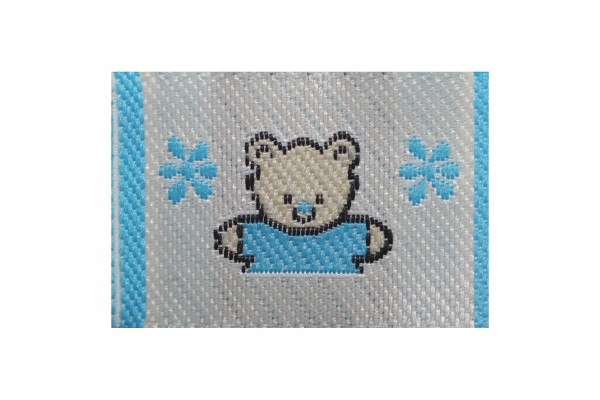 dalipo, Aufnäher, kleiner Bär, blau