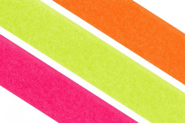 dalipo, Klettband nähbar, 20mm, Neonfarben, Flausch