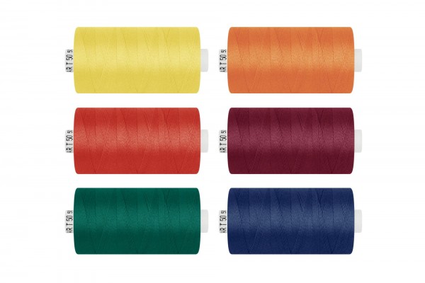 dalipo, Polyester-Nähgarn, Stärke 50, Jeansgarn, 500m