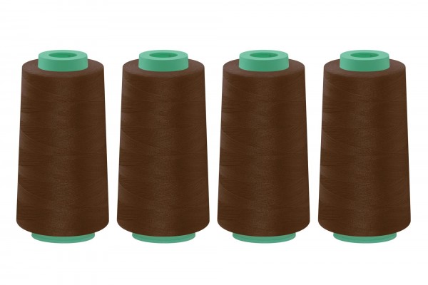 Polyester-Overlockgarn, 2500m, 4 Spulen