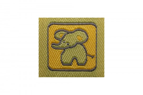 dalipo, Aufnäher, Elefant